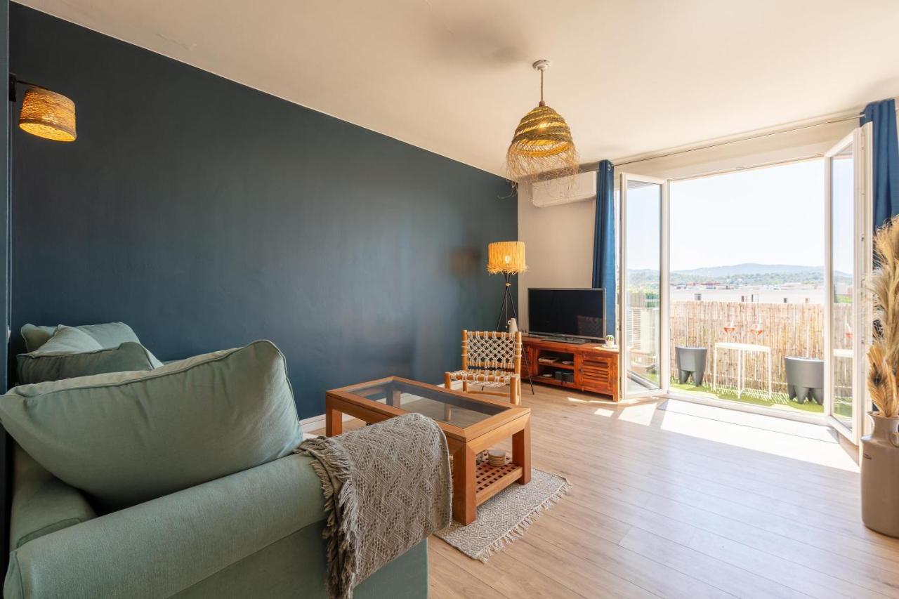 Le Blue Sea - Appt Classe 3 Etoiles A 650M De La Plage 勒拉旺杜 外观 照片